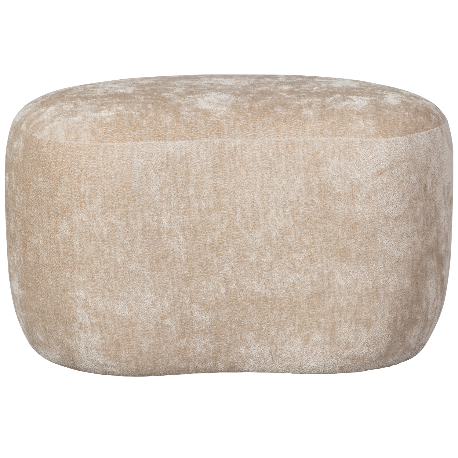 WOOOD puf POPULAR ORGANIC | 100% Pes | Natural | 43x73x51 cm