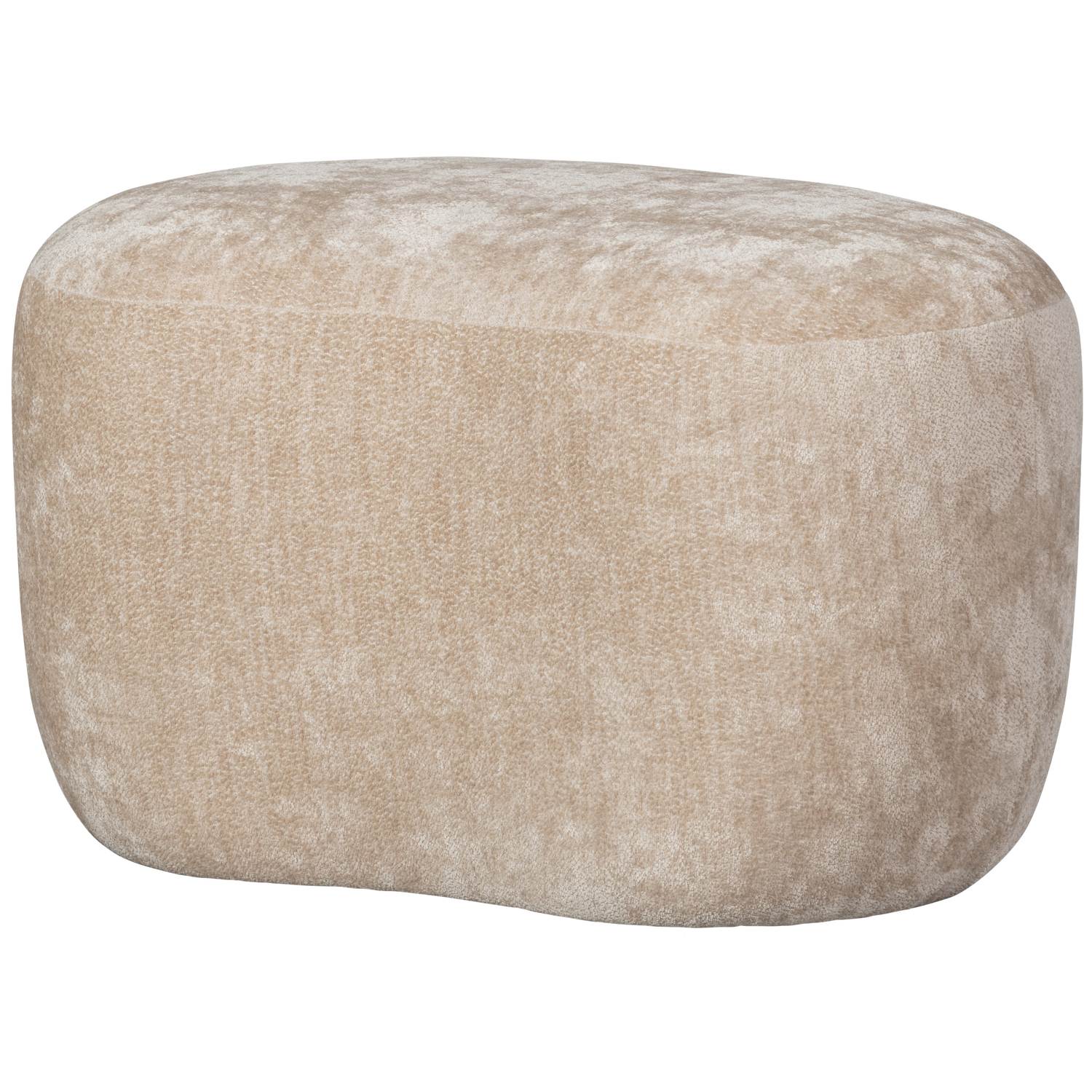 WOOOD puf POPULAR ORGANIC | 100% Pes | Natural | 43x73x51 cm