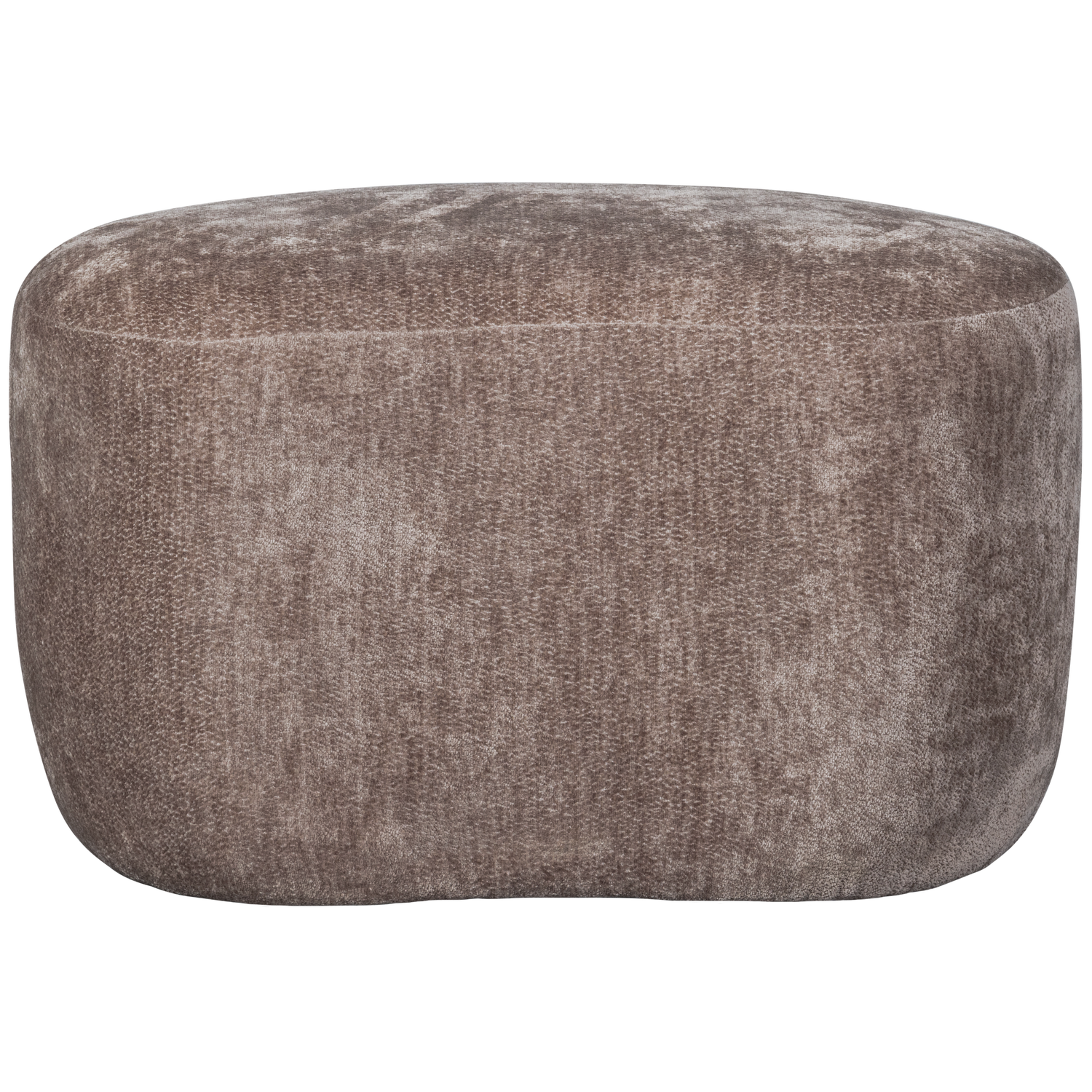 WOOOD puf POPULAR ORGANIC | 100% Pes | Taupe | 43x73x51 cm