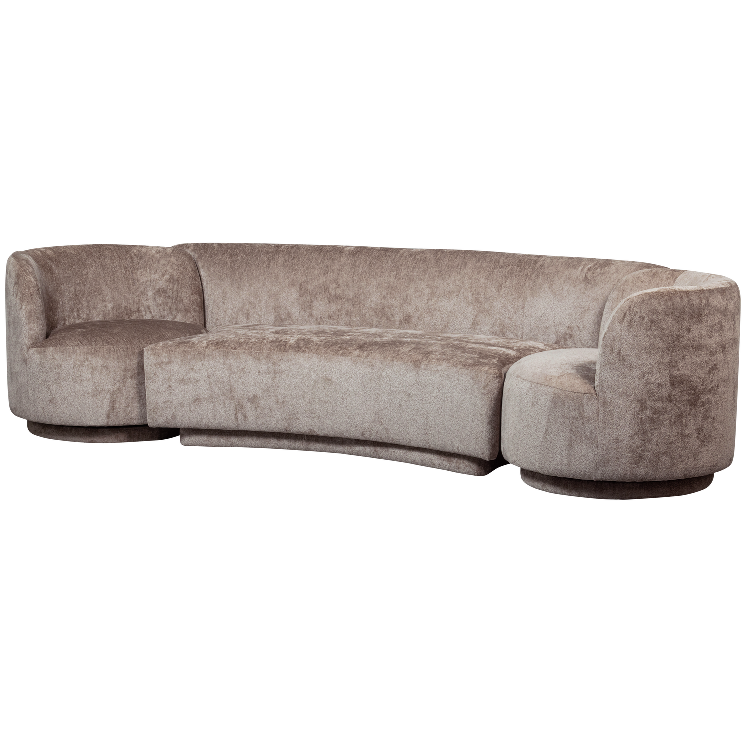 WOOOD canapea modulara COMBI-POPULAR: | 100% Pes | Taupe | 72x290x97 cm