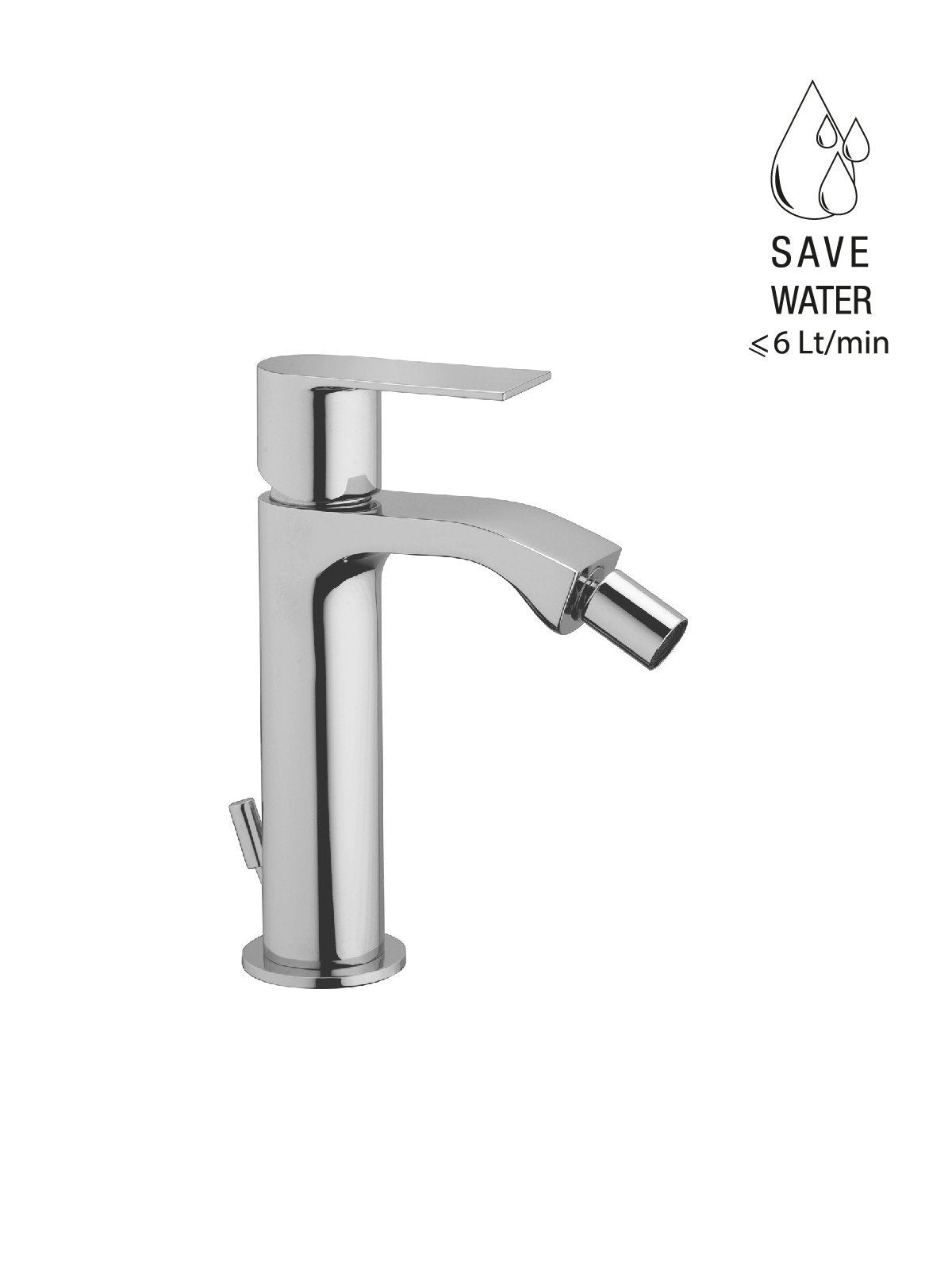 Fratelli Frattini Baterie bideu cu ventil Tolomeo 83103 | Alama | Crom