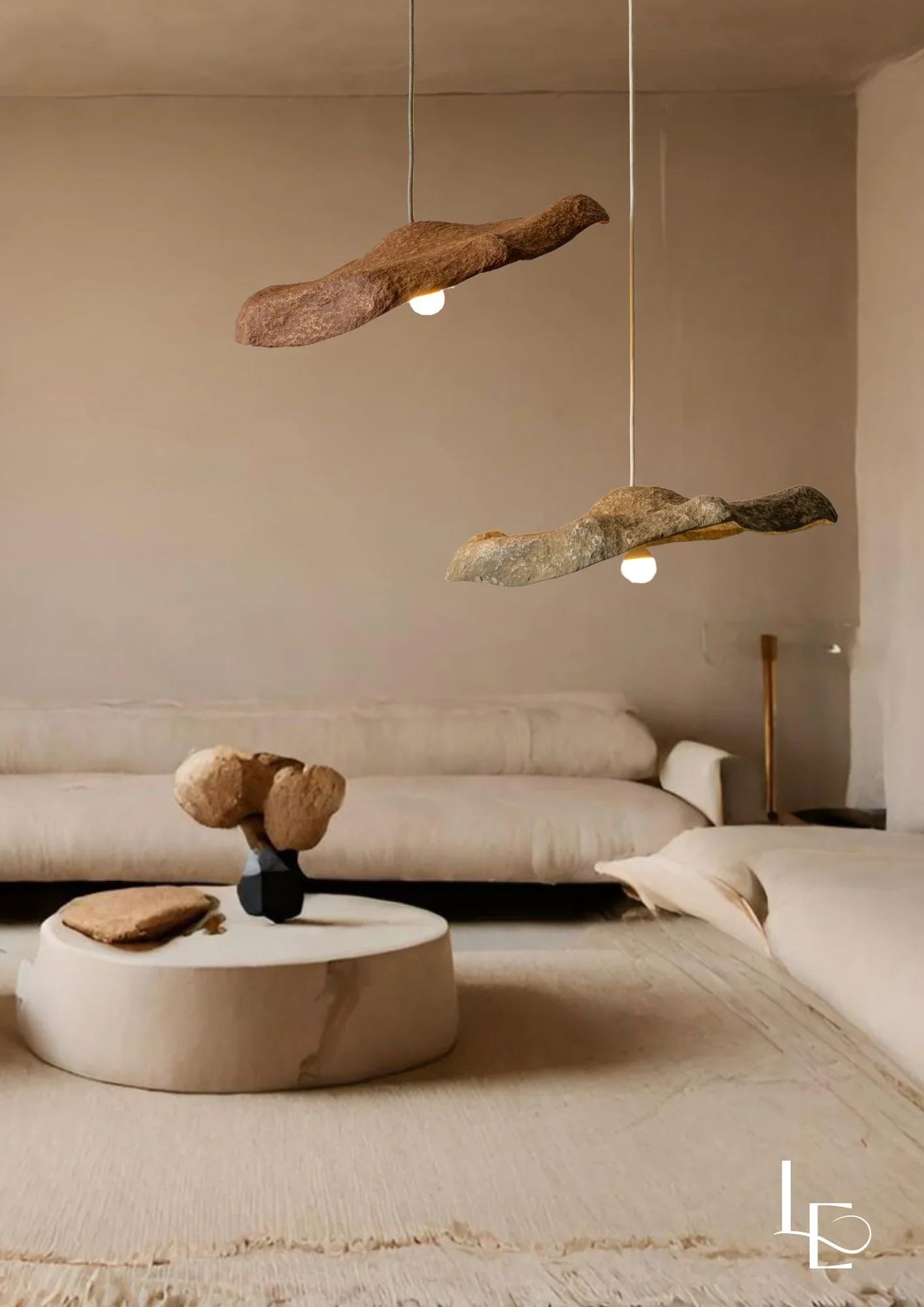 Aeria- Obiect artistic de tavan, iluminat din paper mache