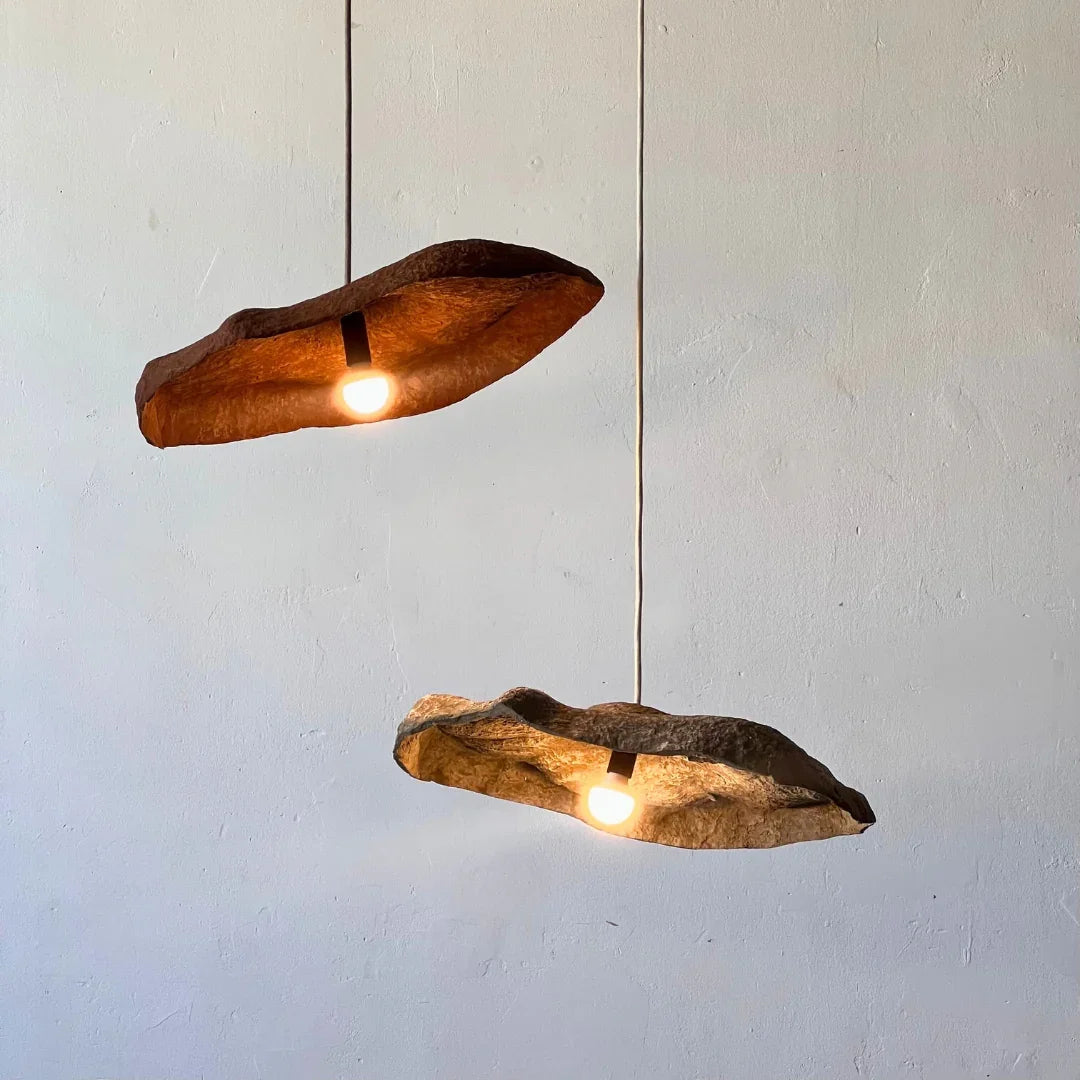 Aeria- Obiect artistic de tavan, iluminat din paper mache