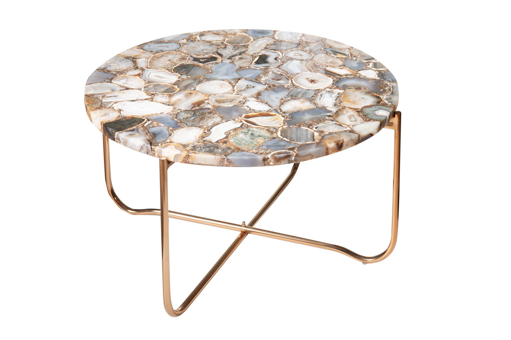 Invicta Masă cafea NOBLE - 65cm | Alb | 62x33x62 cm