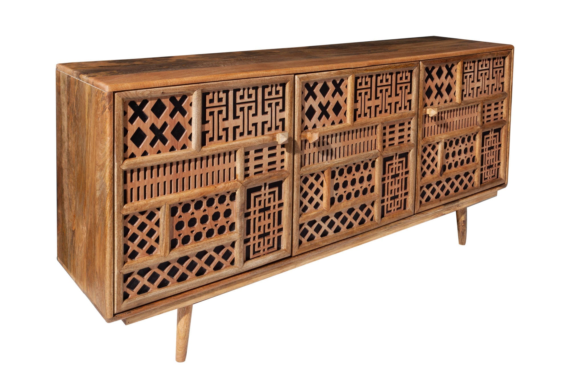 Invicta Comodă MARRAKESH - 160cm | Mango, Natural | 160x75x38 cm