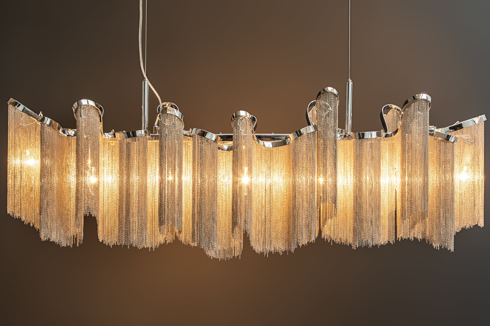 Invicta Pendul ELEGANCE - 118cm | Metal, Argintiu | 118x38x34 cm