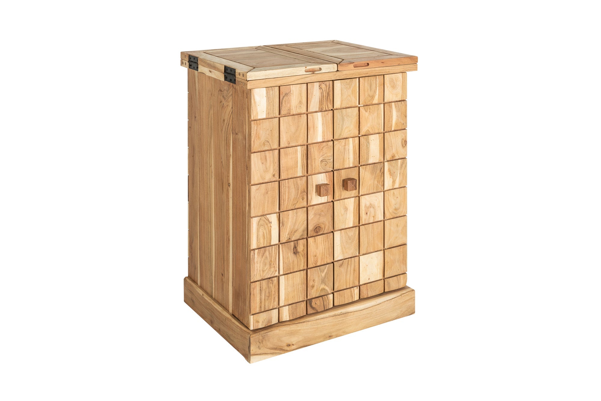 Invicta Dulap MOSAICO - 130cm | Acacia, Natural | 65x90x50 cm