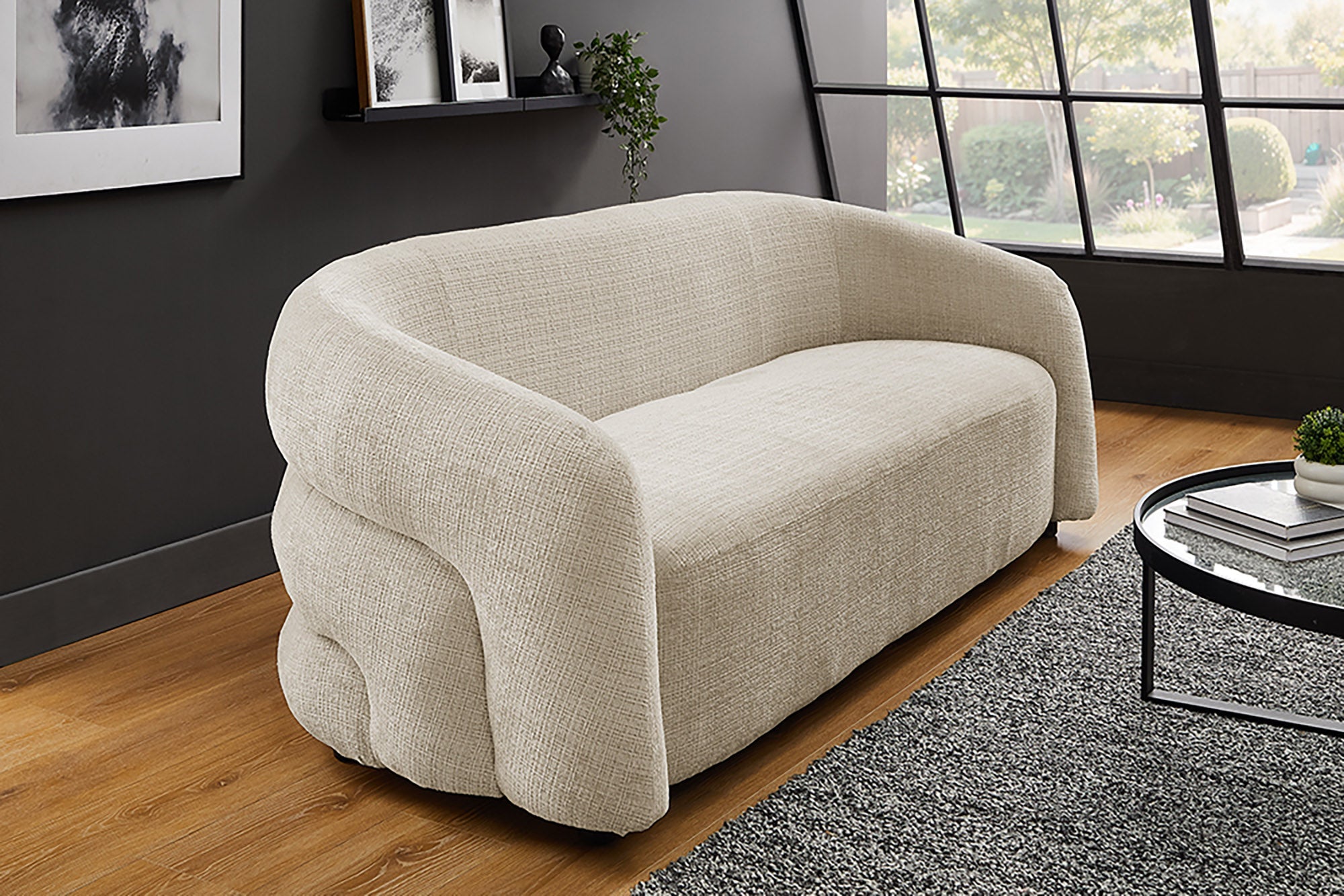 Invicta Canapea VOQUE - 200cm, 3 Locuri | Bej | 198x76x85 cm