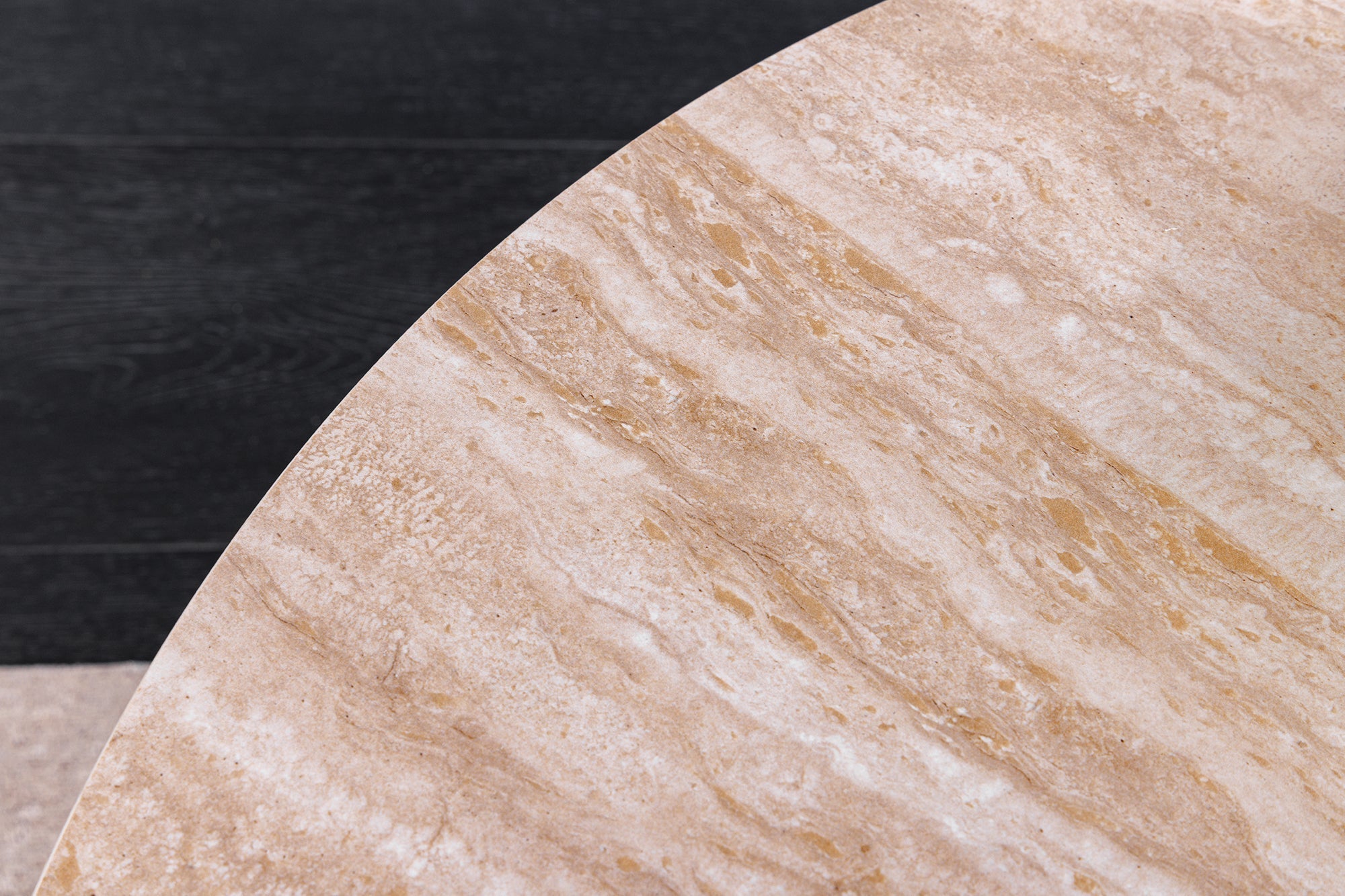 Invicta Masă cafea DANCING RINGS - 135cm | Natural | 135x44x80 cm
