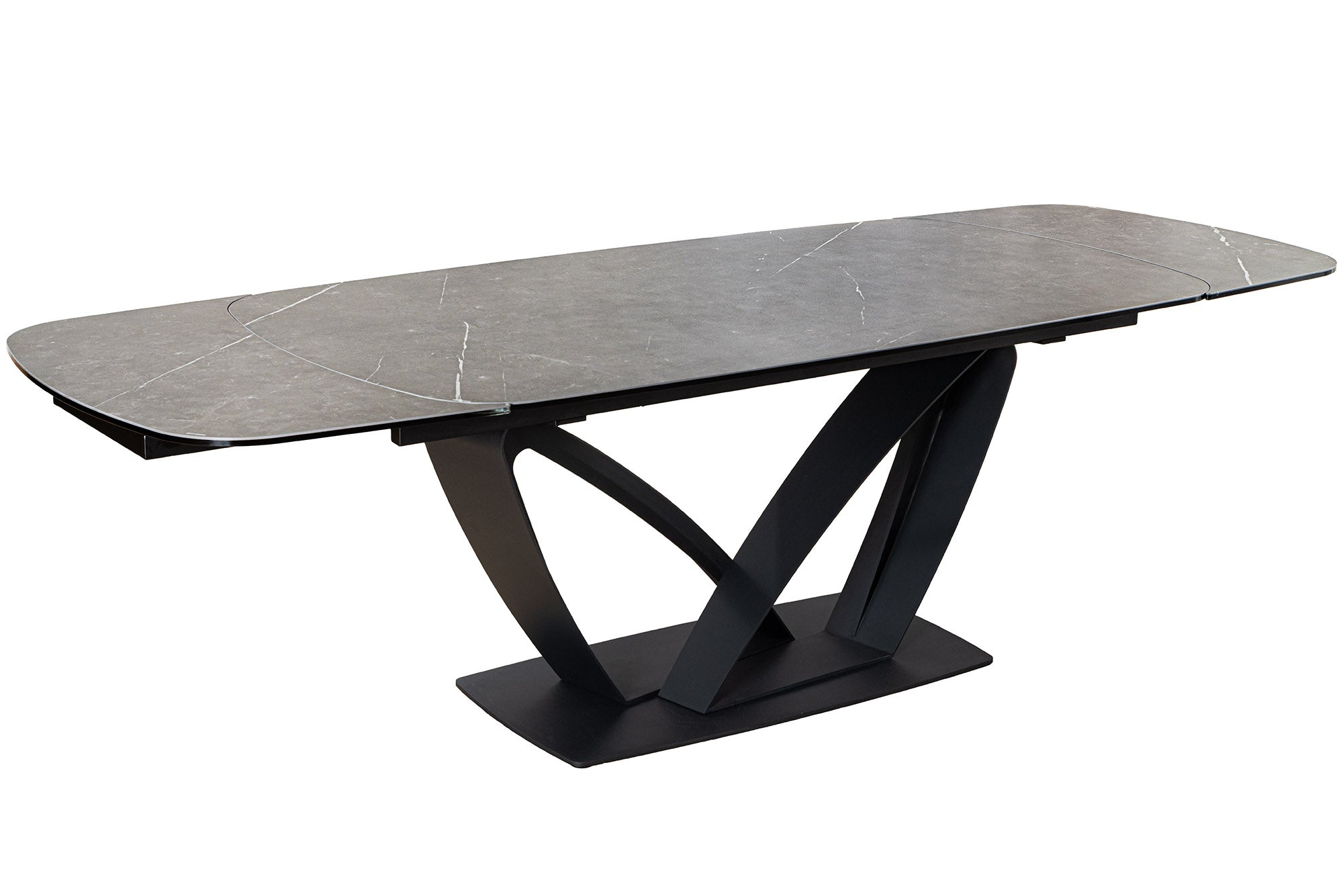 Invicta Masă dining PAPILLON - 260cm | Marmură, Sticlă, Roșu | 260x76x95 cm