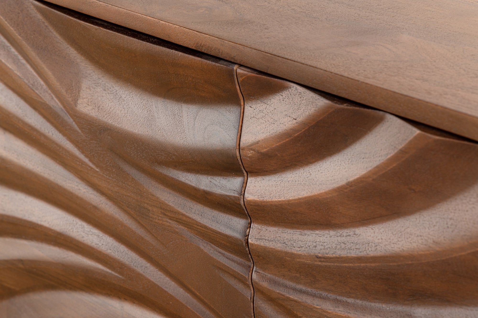 Invicta Comodă HURRICANE - 175cm | Acacia, Maro | 175x76x40 cm