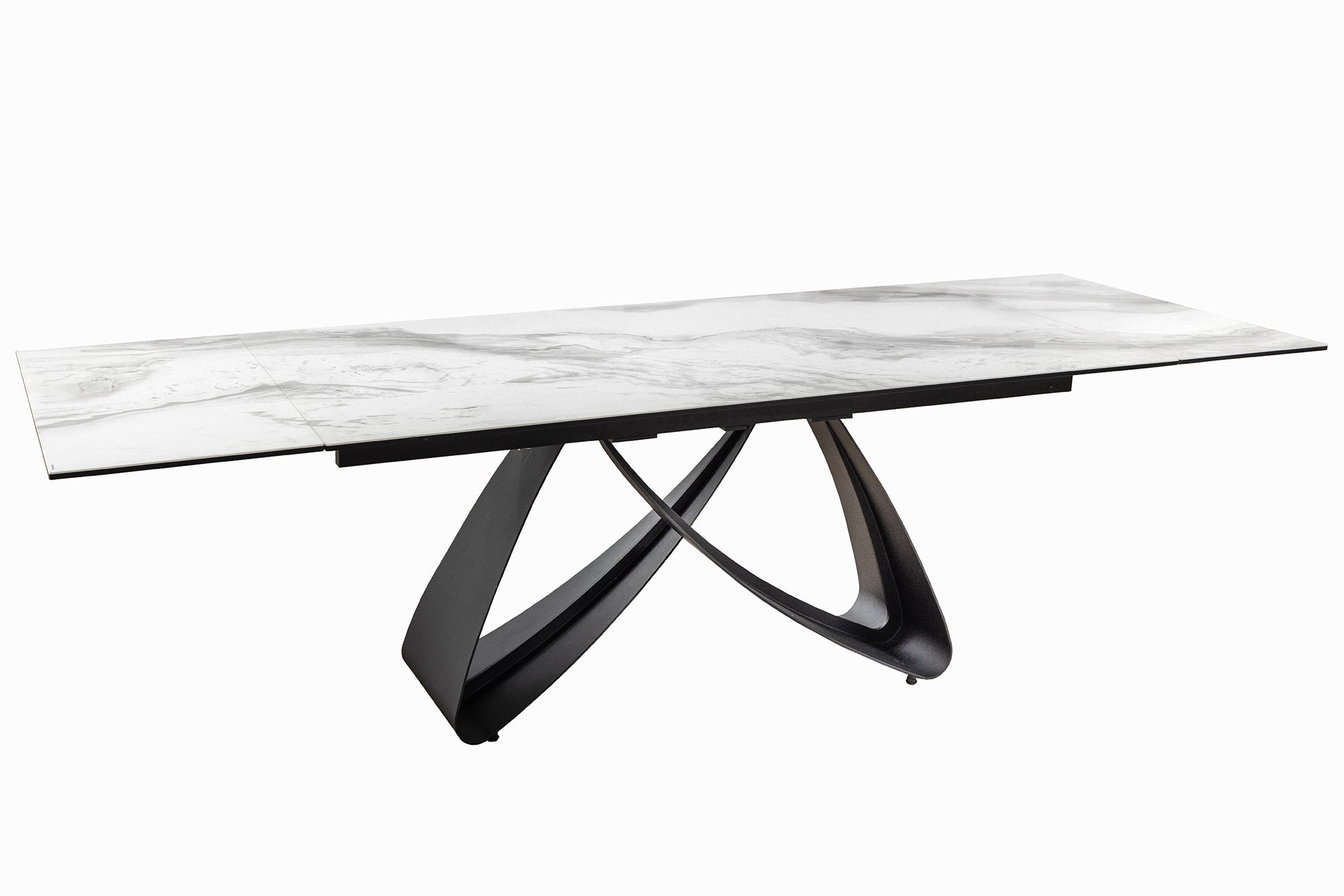 Invicta Masă dining INFINITY - 260cm | Marmură, Sticlă, Alb | 260x76x90 cm
