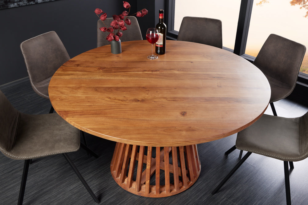 Invicta Masă dining MAISON JADE - 120cm | Acacia | 120x76x120 cm