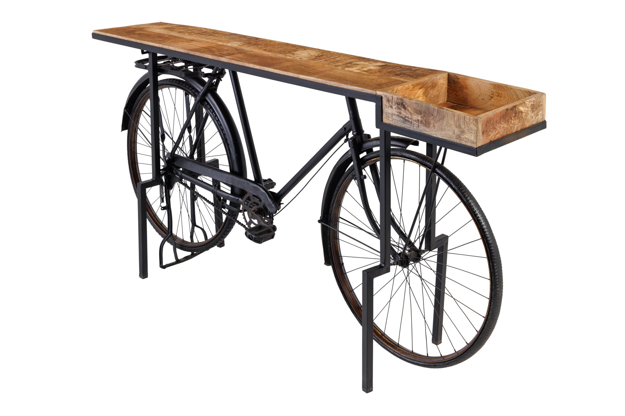 Invicta Consolă BICYCLE - 195cm | Mango | 194x94x38 cm