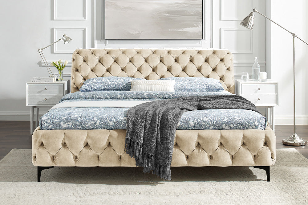 Invicta Pat MODERN BAROCK - 200cm | Catifea | 197x100x235 cm