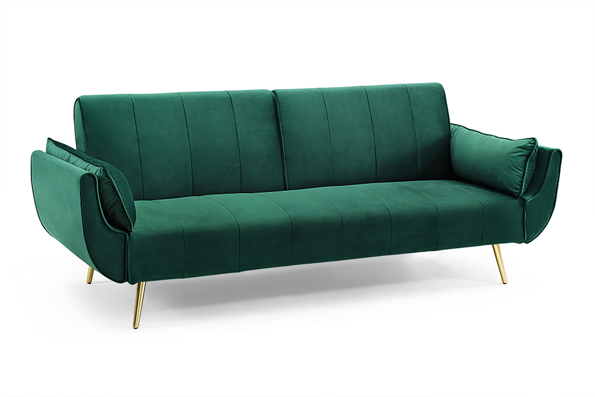 Invicta Canapea extensibilă DIVANI - 215cm | Catifea, Gri | 220x88x91 cm