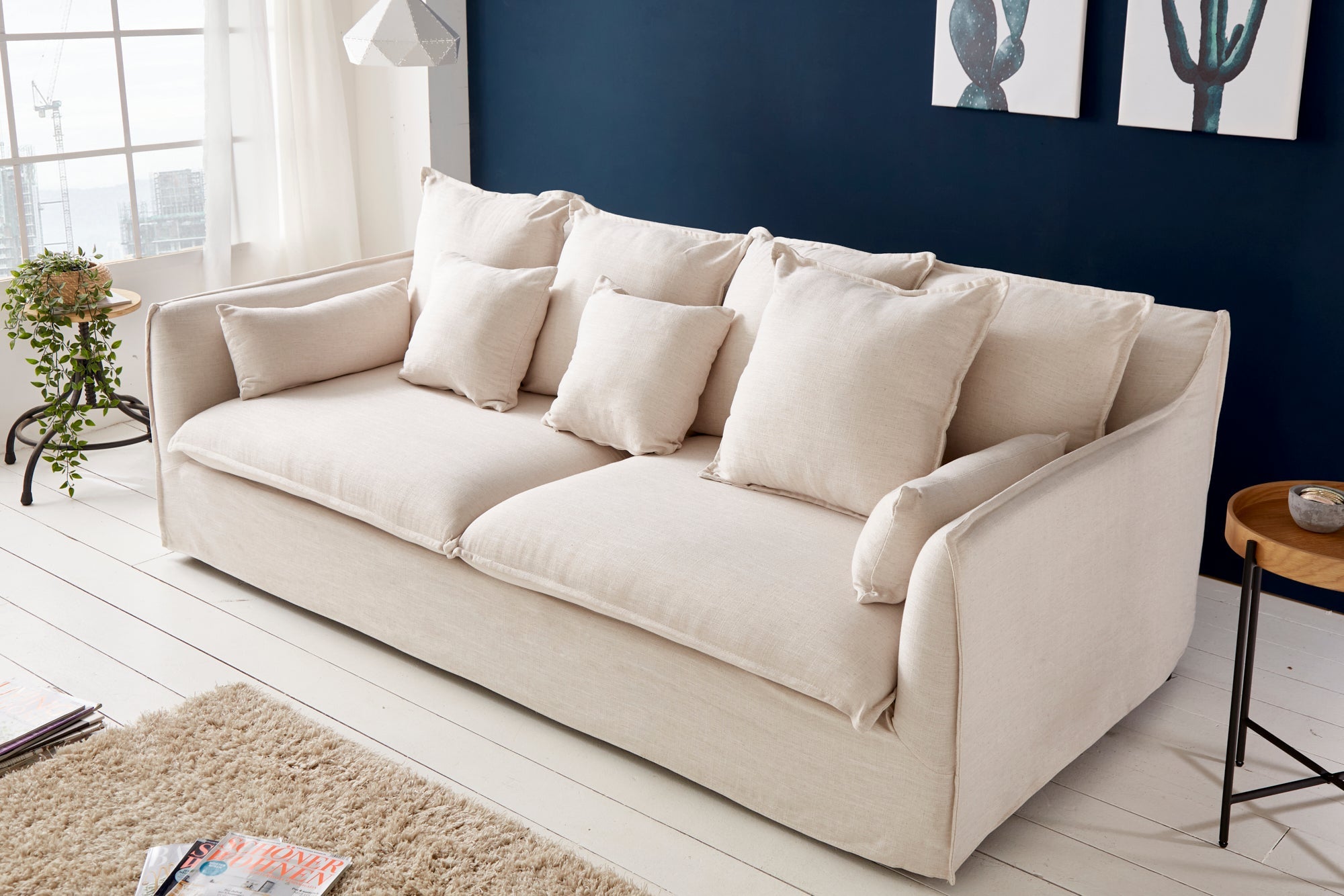 Invicta Canapea HEAVEN - 200cm, 3 Locuri | In | 202x88x105 cm