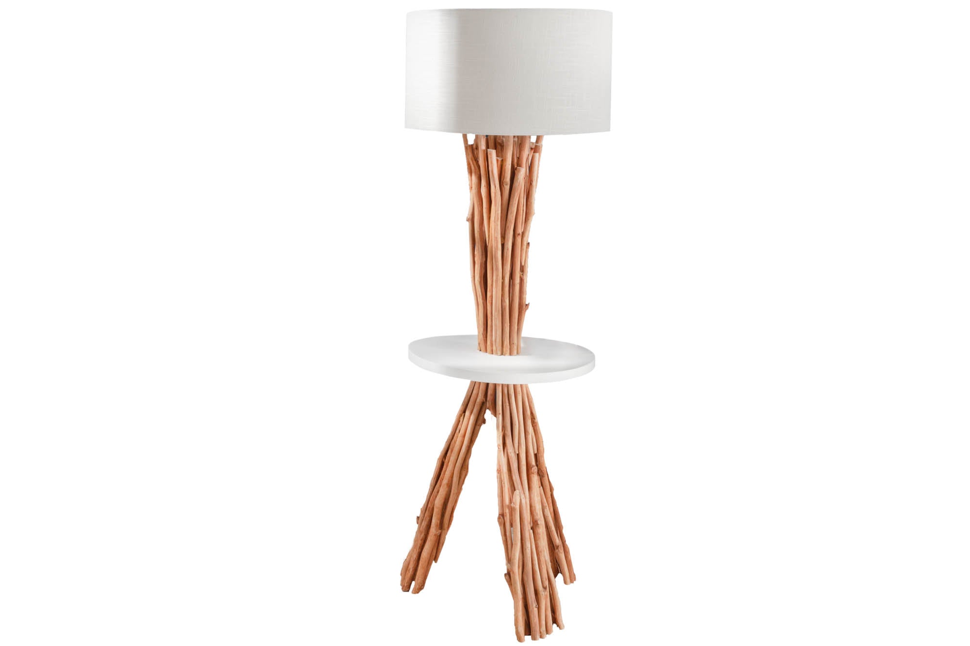 Invicta Lampadar SERVANT - 155cm | Longan, In, Alb | 50x153x50 cm