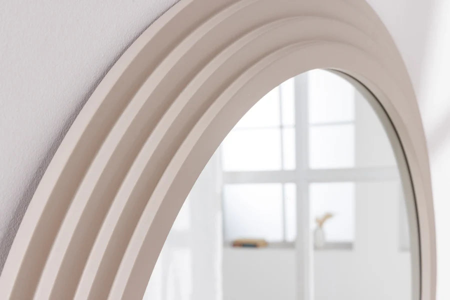Oglindă de Perete Invicta Interior ART DECO 160 cm, Ramă Finisată în Greige