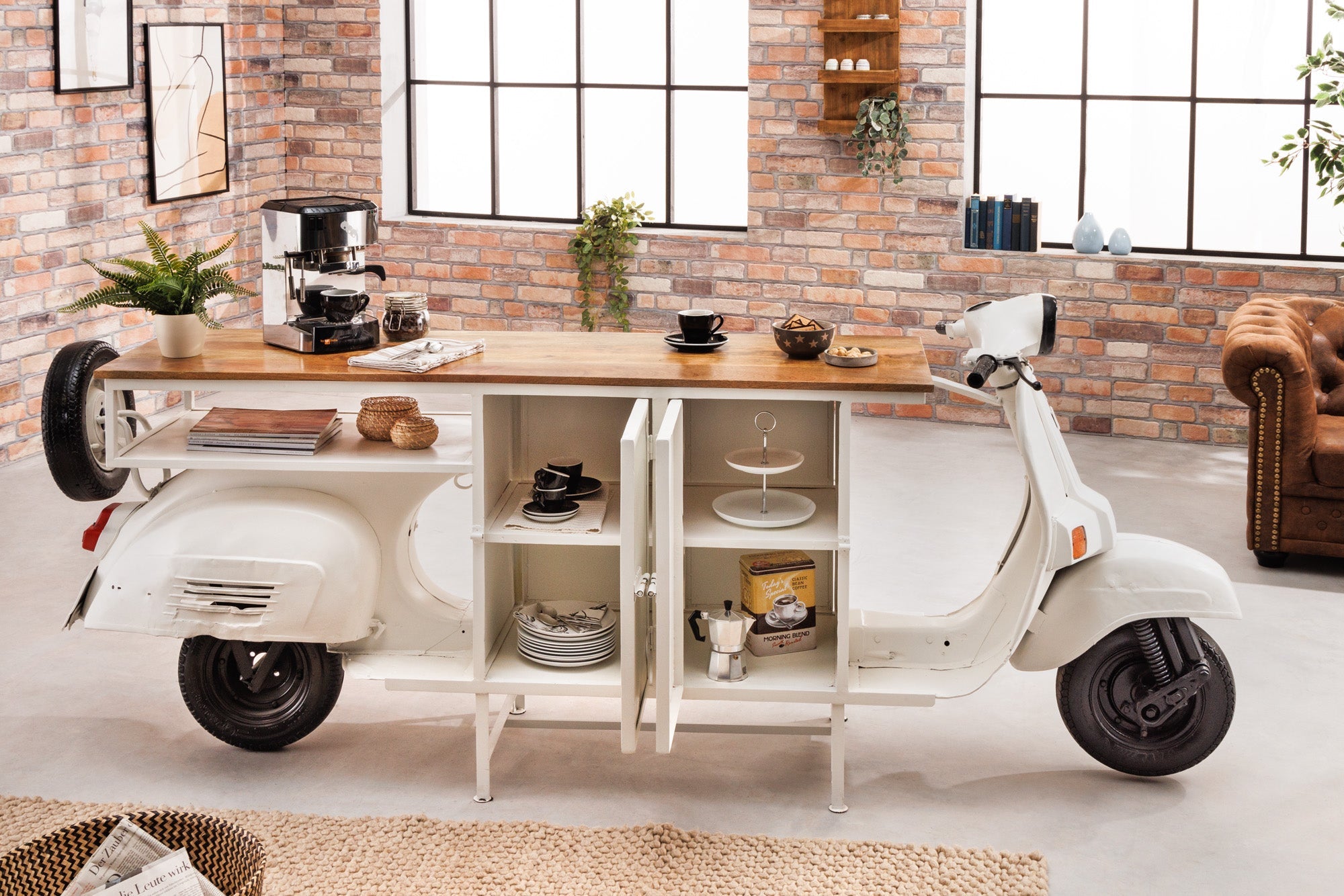 Invicta Dulap SCOOTER - 250cm | Mango | 250x105x66 cm