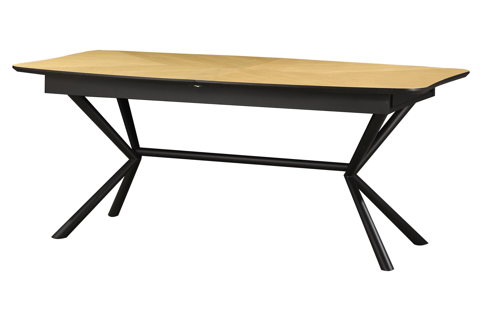 Invicta Masă dining GRANDEZZA - 270cm | Stejar, Metal, Negru