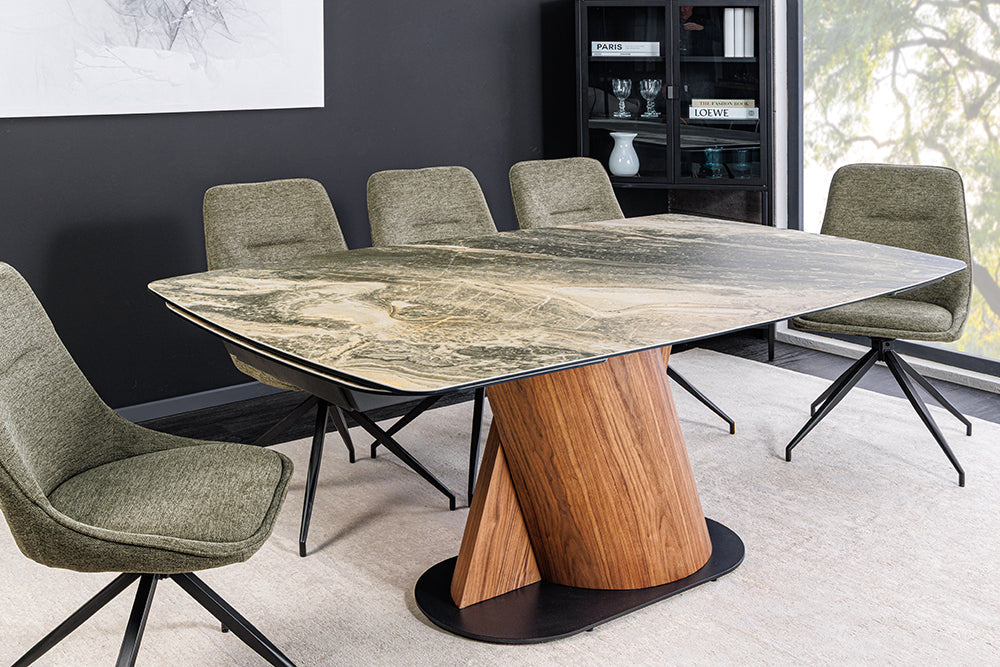 Invicta Masă dining ELEMENTS - 260cm | Marmură, Gri