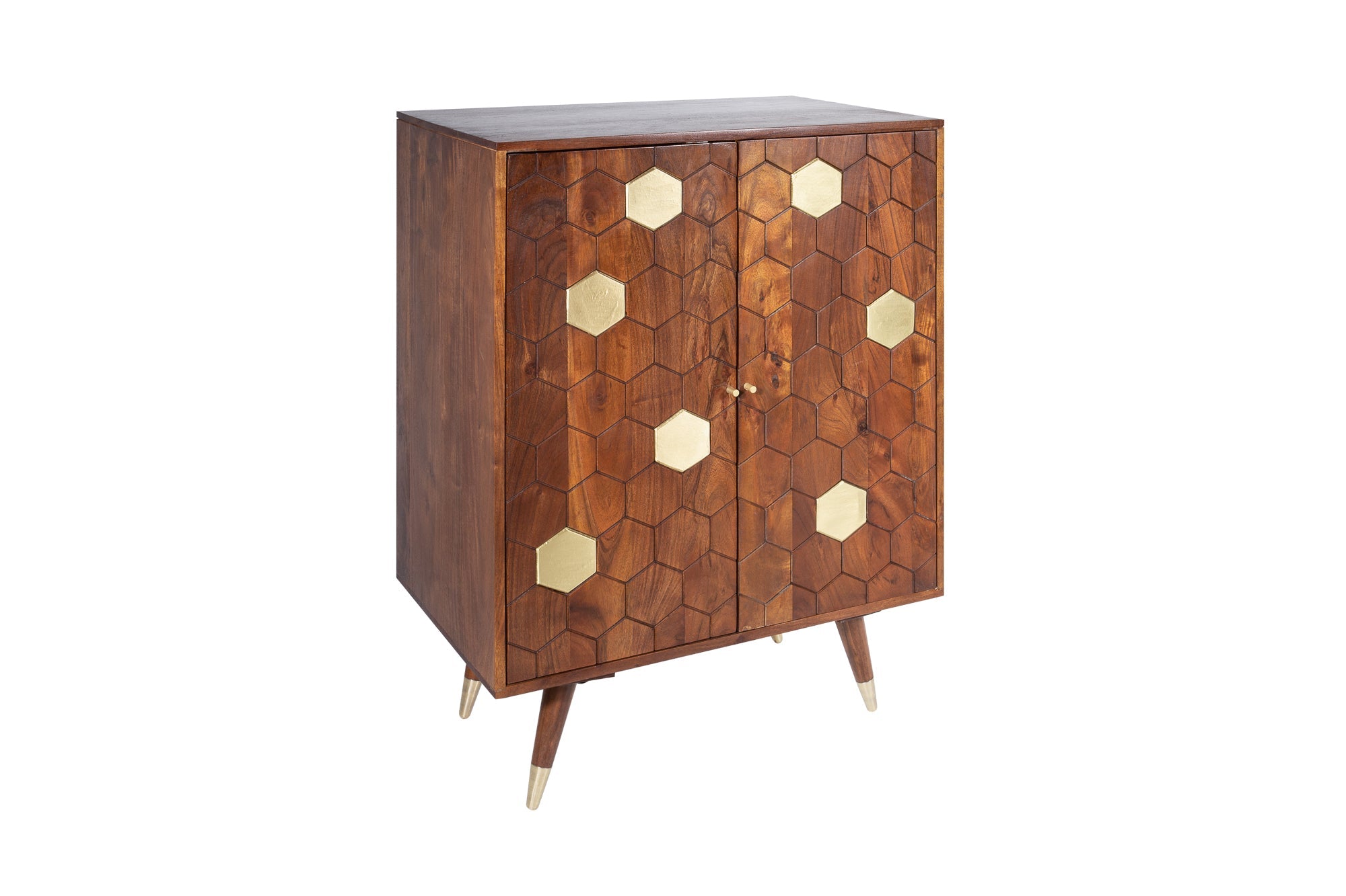 Invicta Dulap MYSTIC LIVING - 75cm | Acacia | 75x96x46 cm