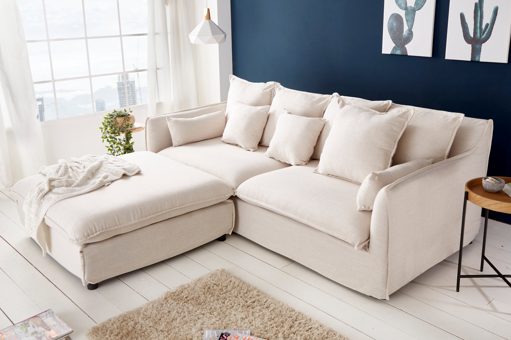 Invicta Canapea HEAVEN - 200cm, 3 Locuri | In | 202x88x105 cm