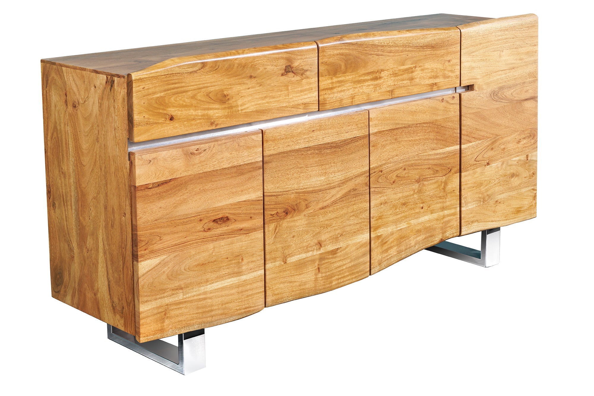 Invicta Comodă MAMMUT - 170cm | Acacia | 170x90x45 cm