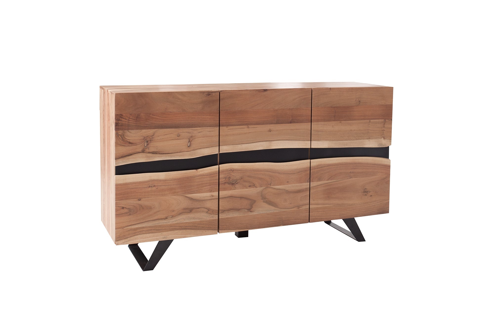 Invicta Comodă AMAZONAS - 150cm | Acacia | 150x85x43 cm