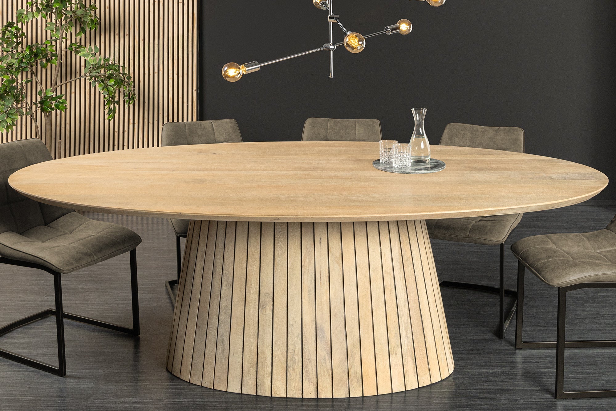 Invicta Masă dining ART DECO - 220cm | Mango | 220x77x110 cm
