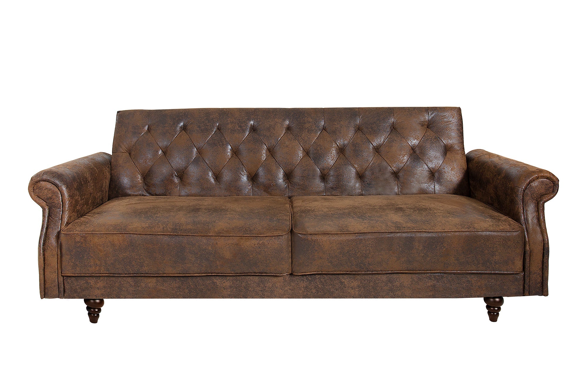 Invicta Canapea extensibilă MAISON BELLE AFFAIRE - 220cm | Microfibră, Maro | 220x88x95 cm
