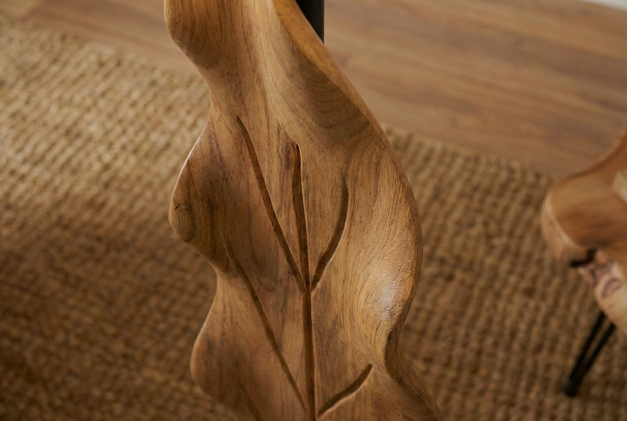 Invicta Lampadar LEAF - 130cm | Alb | 45x131x45 cm