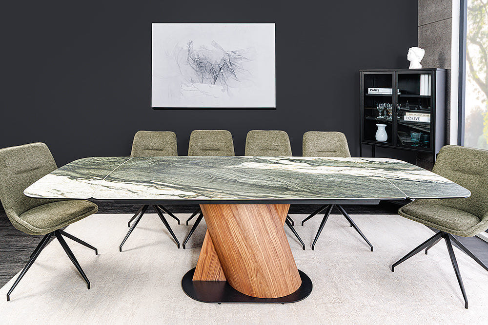 Invicta Masă dining ELEMENTS - 260cm | Marmură, Bej