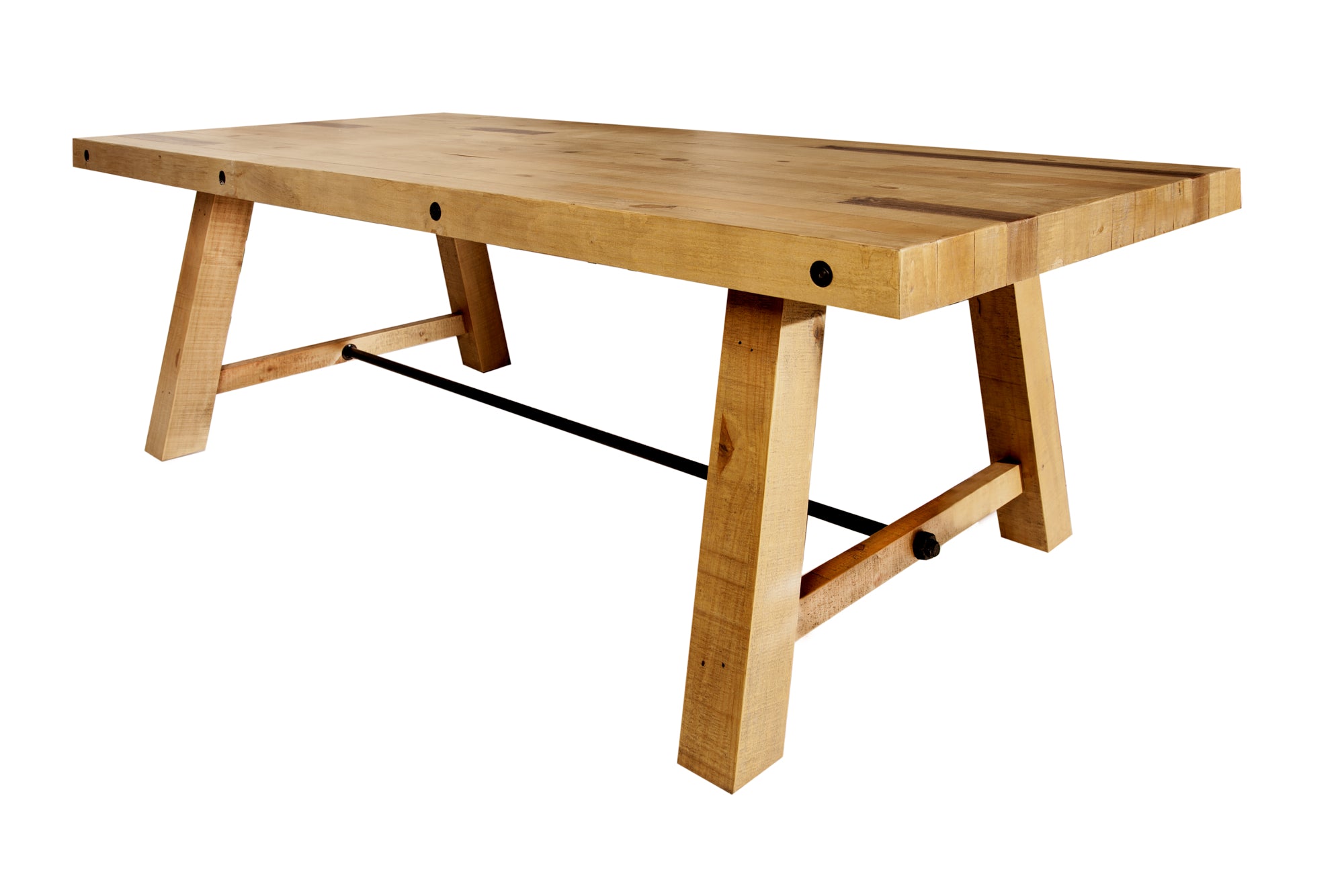 Invicta Masă dining FINCA - 240cm | Pin, Maro | 240x76x110 cm