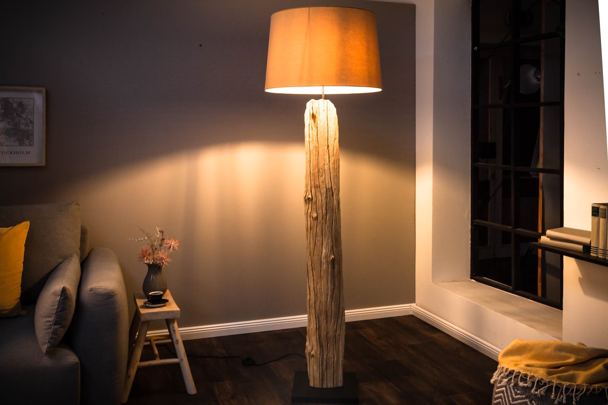 Invicta Lampadar ROUSILIQUE - 180cm | Bej
