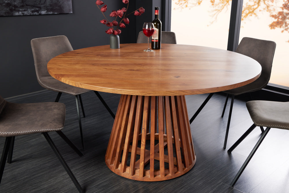 Invicta Masă dining MAISON JADE - 120cm | Acacia | 120x76x120 cm