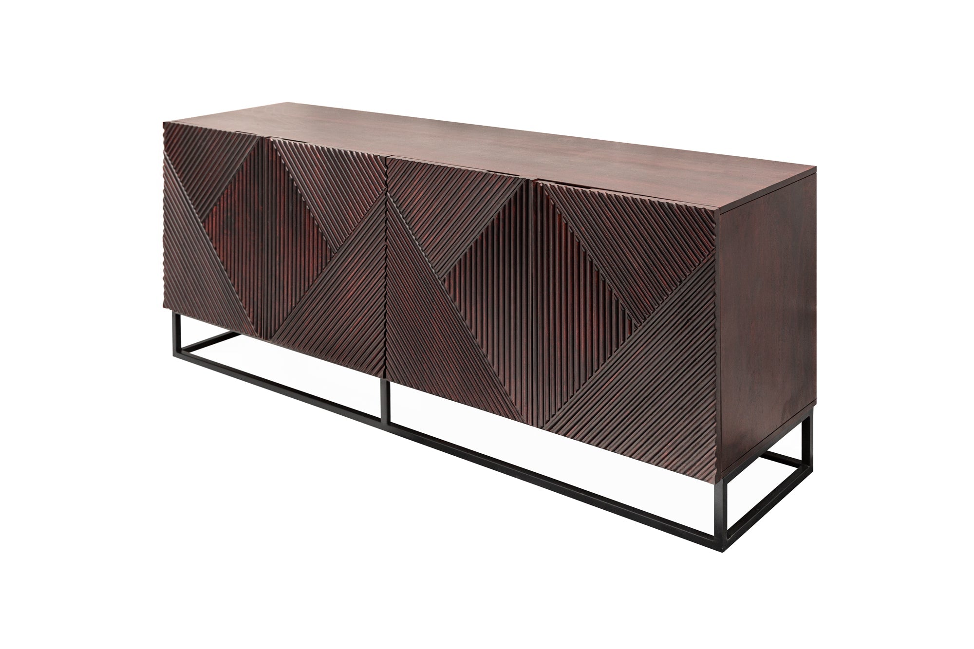 Invicta Comodă - 180cm | Mango, Maro | 177x77x38 cm