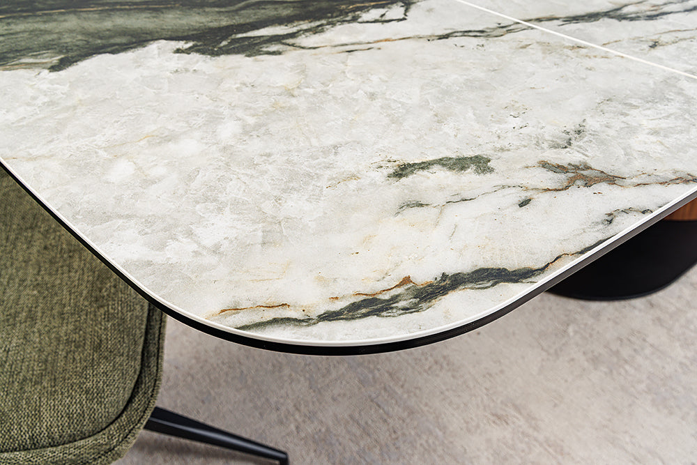 Invicta Masă dining ELEMENTS - 260cm | Marmură, Bej
