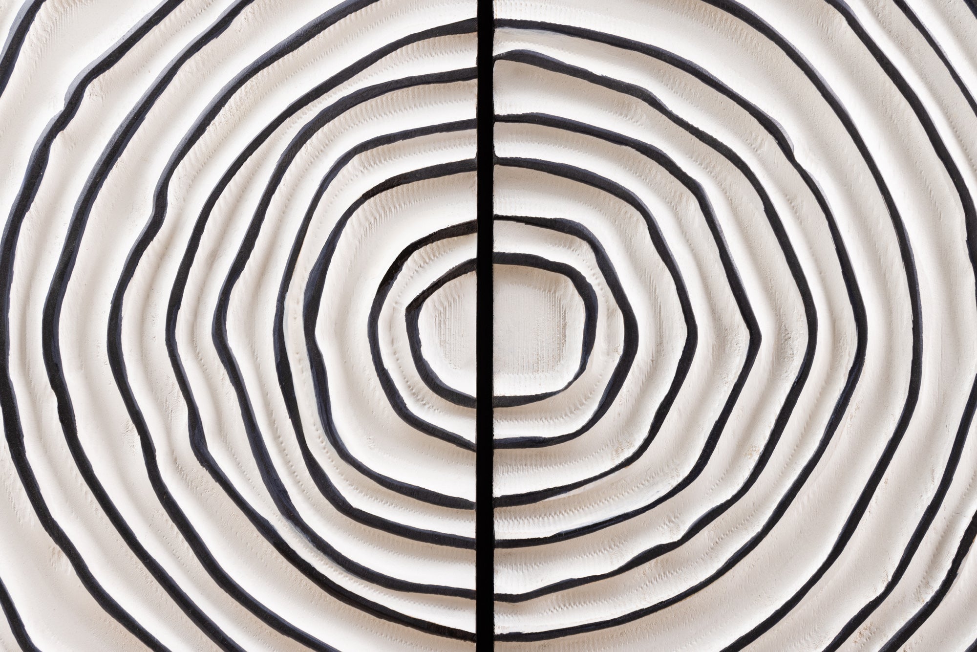 Invicta Vitrină înaltă ZEN CIRCLE - 120cm | Alb | 100x120x38 cm
