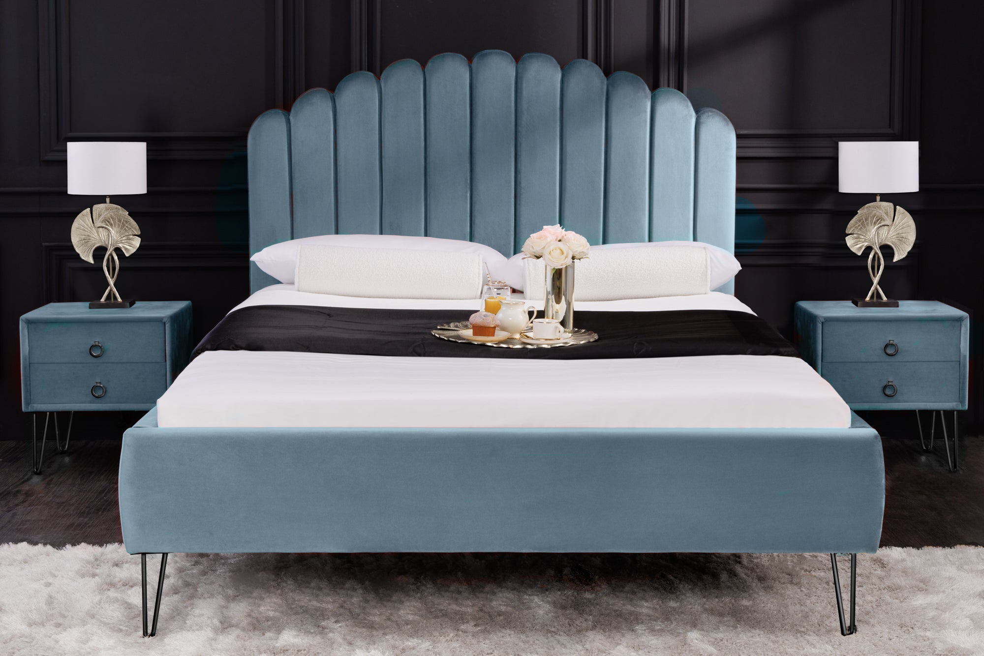Invicta Pat PEARL - 200cm | Catifea | 155x127x213 cm