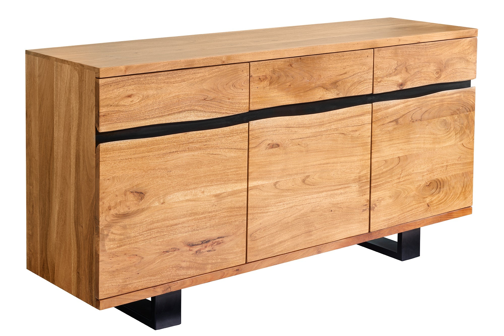 Invicta Comodă MAMMUT - 160cm | Acacia | 160x85x45 cm