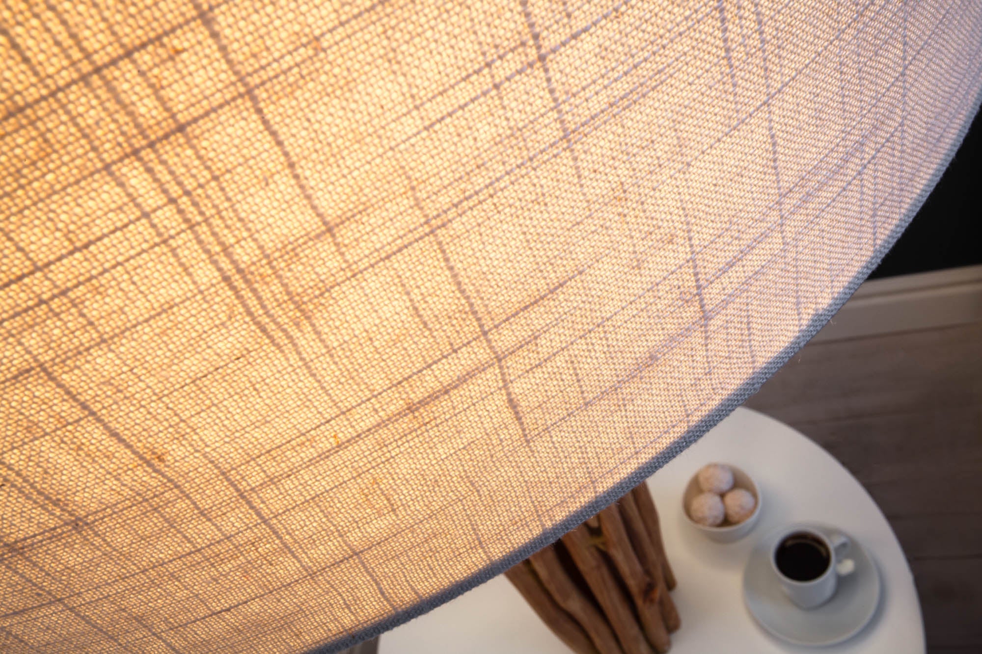 Invicta Lampadar SERVANT - 155cm | Longan, In, Alb | 50x153x50 cm