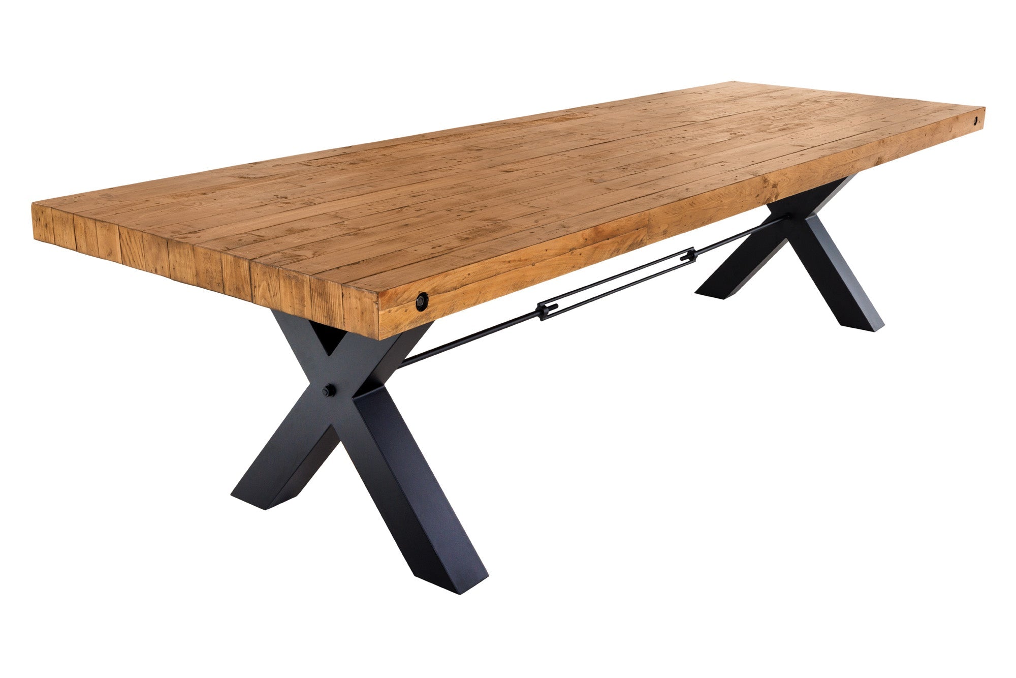 Invicta Masă dining THOR - 300cm | Pin, Maro | 300x76x400 cm