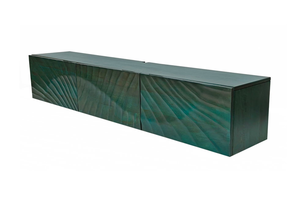 Invicta Comodă TV TV - 160cm | Mango, Turcoaz | 160x30x33 cm