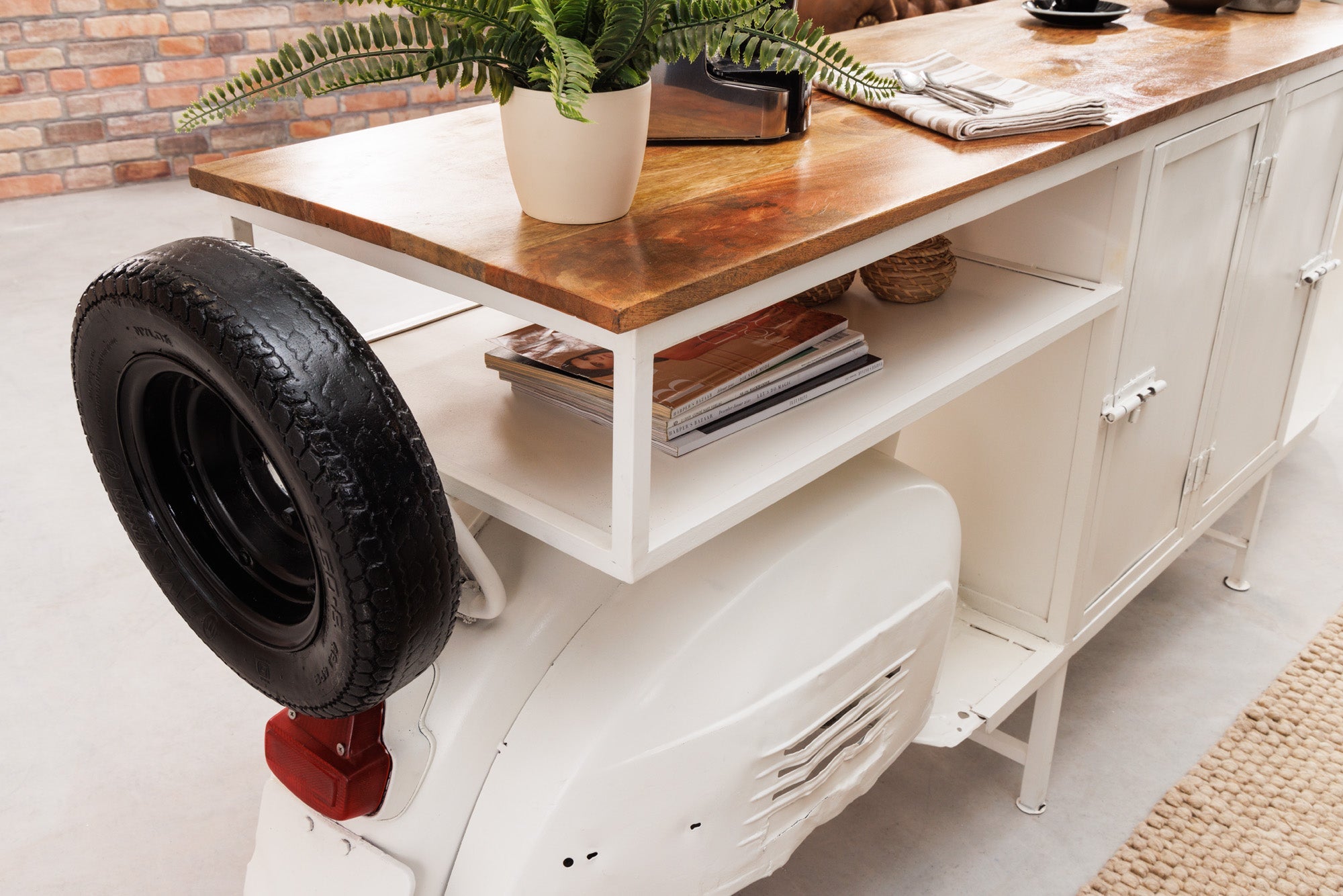 Invicta Dulap SCOOTER - 250cm | Mango | 250x105x66 cm