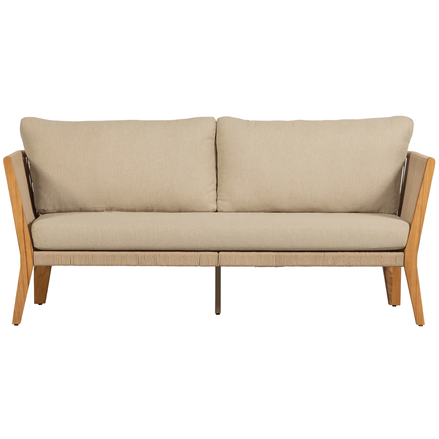 SAN REMO 3-SEATER GARDEN BENCH TEAK SAND