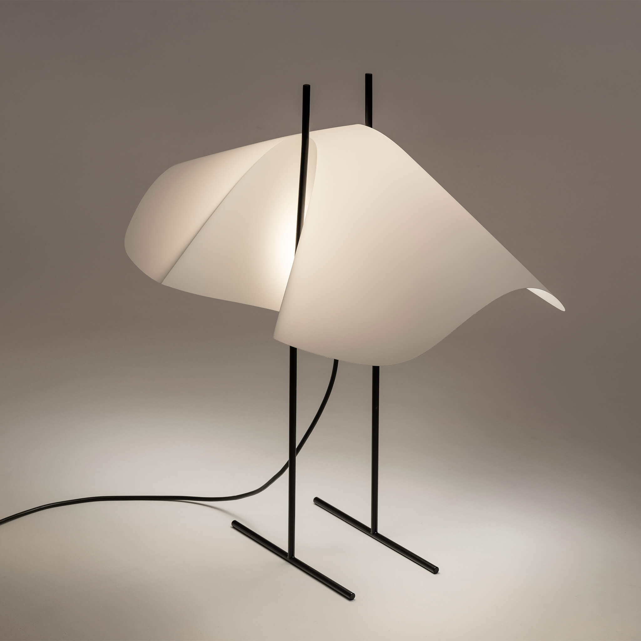Motarasu lampadar CHO oțel, PVC Negru l31, A60, H57 cm 6