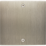Modelec Confidence Placa simpla B1 pentru 1 intrerupator basculant | Otel Periat