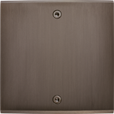 Modelec Confidence Placa simpla B1 pentru 1 intrerupator basculant | Gun Metal